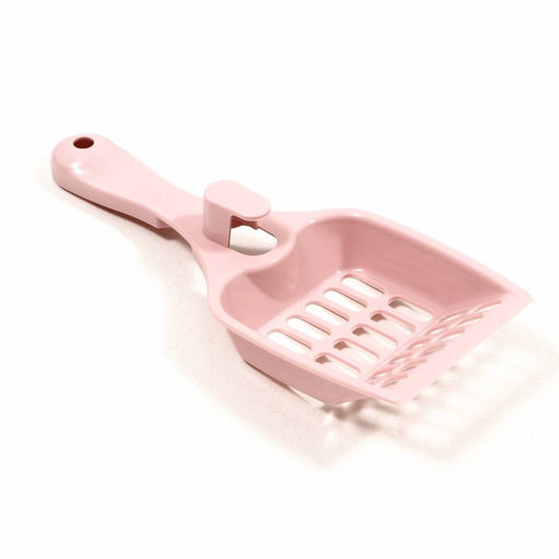 Туалет «Лекси» для кошек, с решёткой и совком 45×36×15 см, розовый