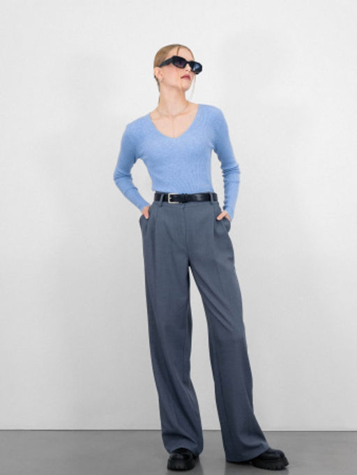 Джемпер Фрида (серо-голубой) One Size - Nadi bordo фото 4