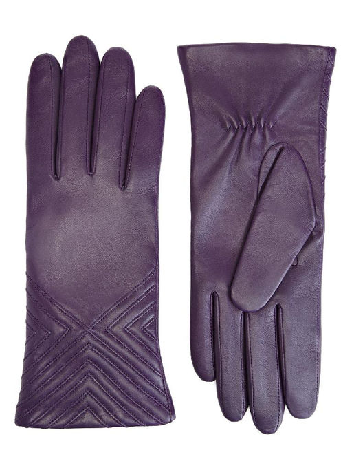 Перчатки женские 100% ш IS8570 royal purple - Eleganzza фото 6