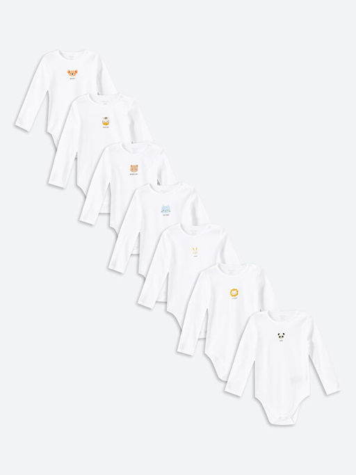 Bisiklet Yaka Unisex ??t??tl? Body 7li