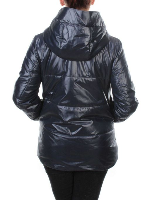 BM-909 DK. BLUE Куртка демисезонная женская COSEEMI (100 гр. синтепон) - Фабричный китай фото 4