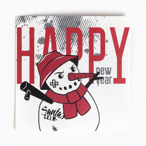 Новогодний подарочный набор термос и носки 3 пары KAFTAN Bad Santa, размер 41-44 (27-29 см)  фото 4