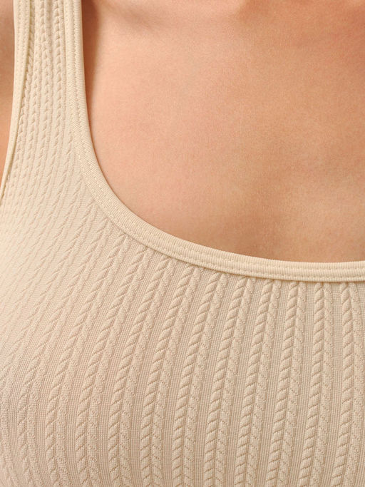 Топ на широких бретелях с плетением косичка HOME COLLECTION - My фото 79