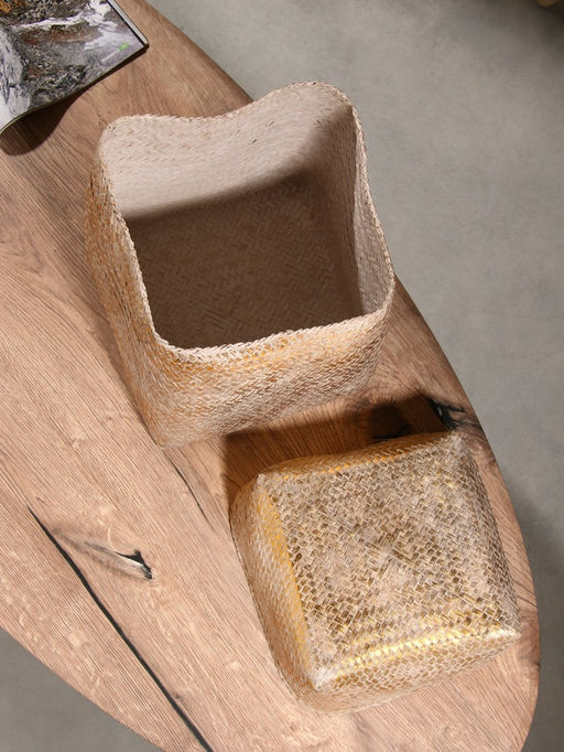 Корзинка плетёная «Аварис», 24×24×28 см