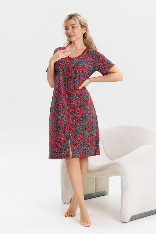 Халат Натали 37000 из хлопка фото 4