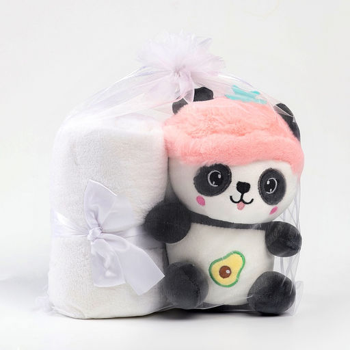Мягкая игрушка с пледом «Панда», МИКС