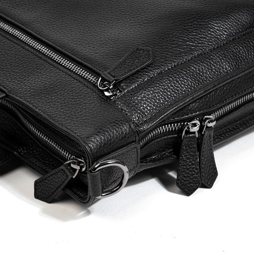 Сумка мужская, кожа, MIRONPAN 36212 Черный