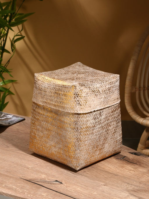 Корзинка плетёная «Аварис», 24×24×28 см