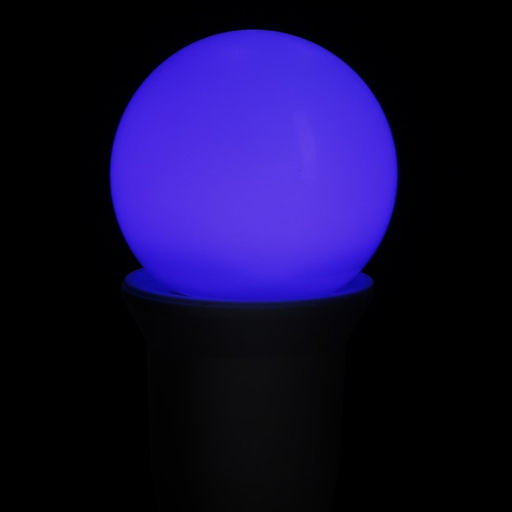 Лампа светодиодная Luazon Lighting, G45, Е27, 1.5 Вт, для белт-лайта, набор 20 штук, свечение мульти