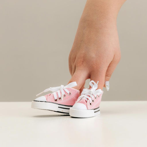 Кеды для кукол, длина подошвы 7,5 см, цвет розовый - Simaland фото 2