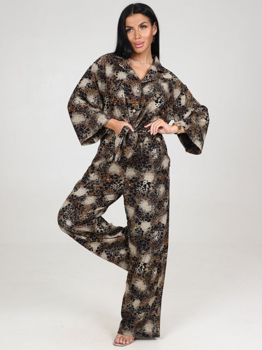 775 ЖЕНСКИЙ КОСТЮМ (брюки) (Черный) - А-дина фото 4