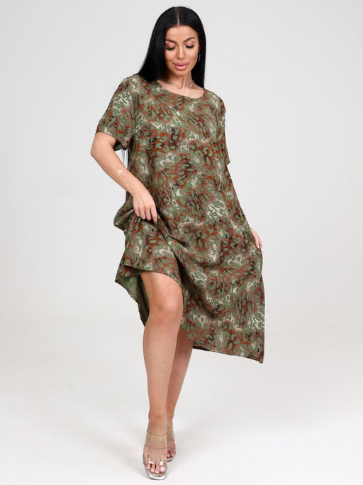 47 ПЛАТЬЕ ЖЕНСКОЕ (Зелёный) - А-дина фото 4