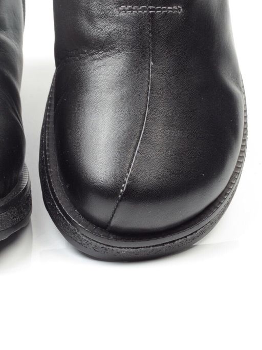 04-930-01 BLACK Ботинки зимние женские (натуральная кожа, натуральный мех) - Фабричный китай фото 16