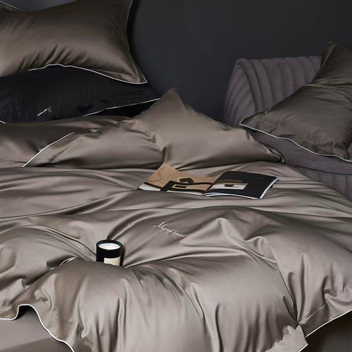 КПБ Mency Winni Mark Cross Бархатный сатин MENWMC004 1.5 спальный