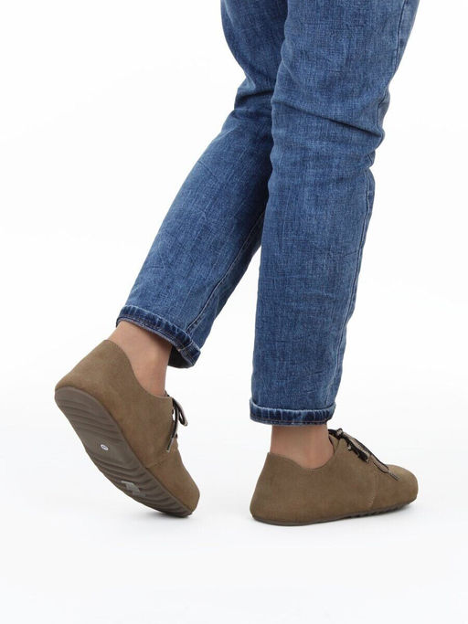 03-1-5B SAND Полуботинки женские (натуральная замша)