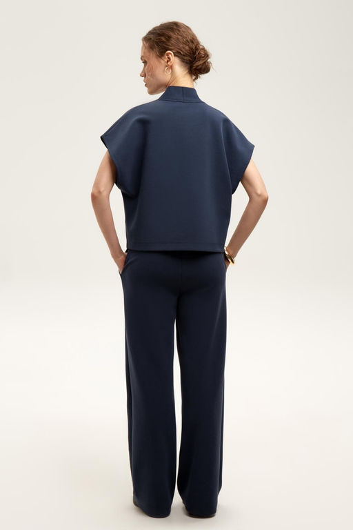 ЕВТ 4139/индиго брюки жен