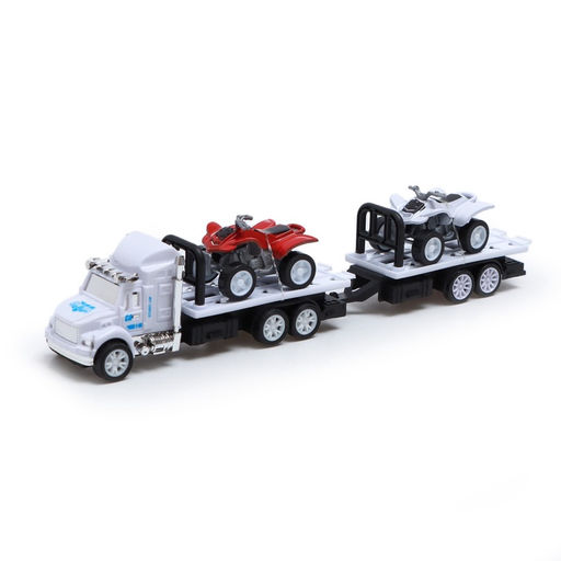 Грузовик инерционный Автовоз, с 2 квадроциклами, МИКС - Simaland фото 17