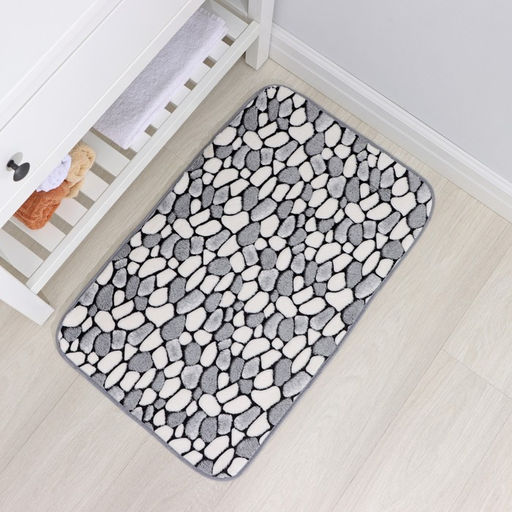 Коврик для ванной и туалета Доляна Галька, 50?80 см  фото 2