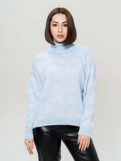 Водолазка Леопард с шерстью 20% - Esenia фото 17