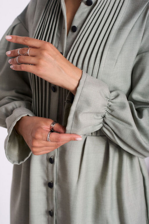 Платье Celentano 5051 приглушенный шалфейный  фото 7