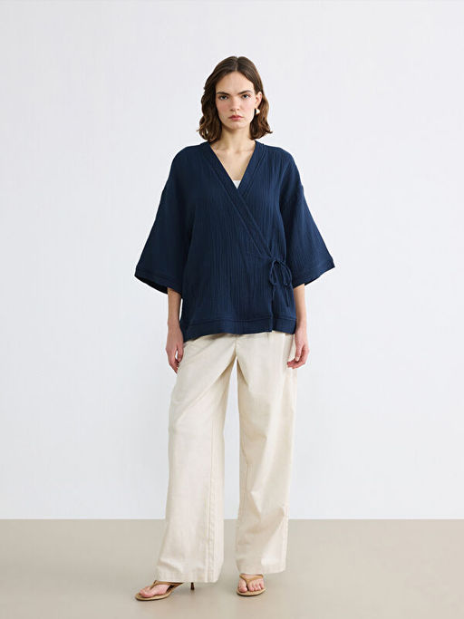 ?al Yaka Dokulu Kad?n Kimono