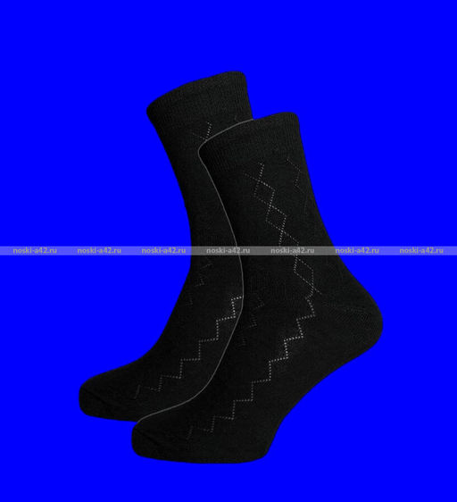 Цена за 10 пар. Ростекс (Рус-текс) носки мужские сетка К-21 (К-21-Н) черные
