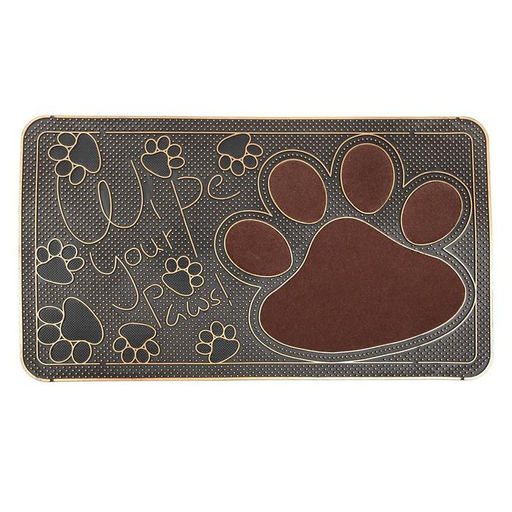 Коврик придверный Доляна «Лапка», 40×70 см, МИКС