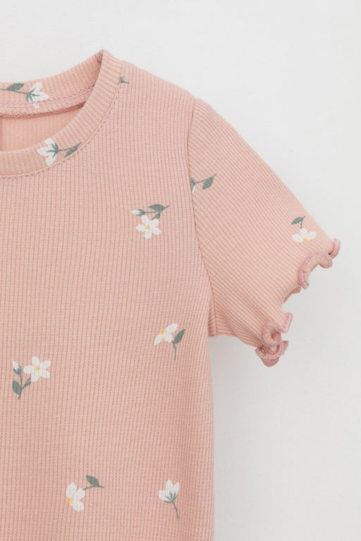 Crockid _ КР 301996-1/дымчатая роза,милые цветочки к543 джемпер короткий рукав д/дев яс  фото 2