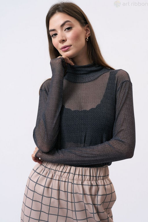 М1060T_3 водолазка сетка - Art ribbon фото 9