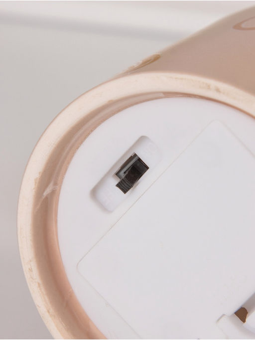 Светильник «Цилиндр» большие сердца LED 2хАА 8.5×8.5×17 см