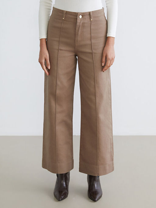 Wideleg Kad?n Jean Pantolon