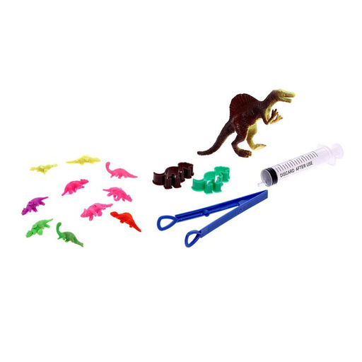 Цена за 2 шт. Набор для опытов Большой набор растушек, динозавры, в пакете