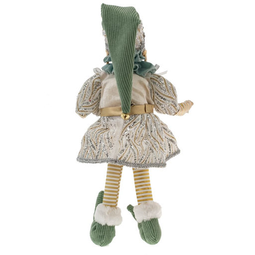 Игрушка набивная "Эльф" (муз, движ), L15 W11 H43 см (полка 23 см.)