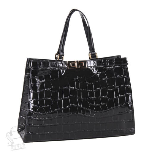 Сумка женская кожаная 6623VG black Vitelli Grassi  в Новосибирске