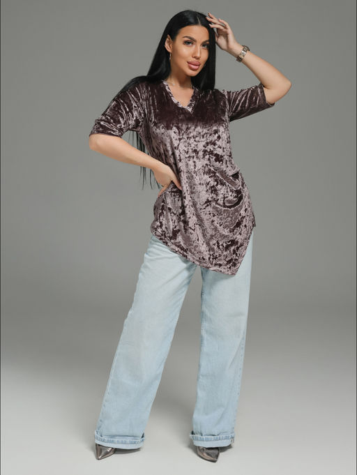 Мия футболка женская (пудра)