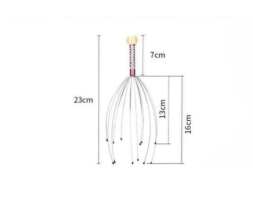 Массажер антистресс для кожи головы массажёр Мурашка , пальчики шиатсу инструмент для снятия стресса аксессуар для шеи и тела - Family фото 3