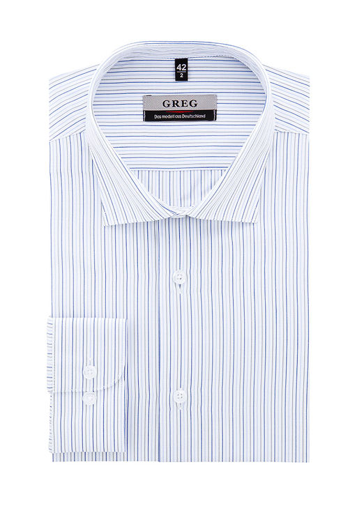 Сорочка мужская длинный рукав GREG 121/139/412/Z  фото 2