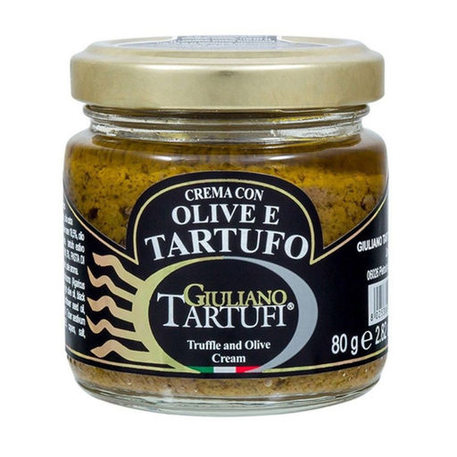 Крем Giuliano Tartufi с оливками и черным трюфелем 80 г, стекло, ИТАЛИЯ