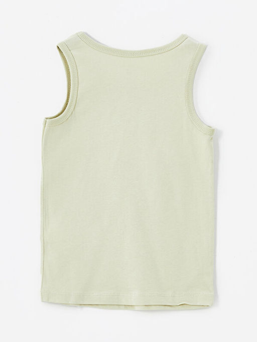 Bisiklet Yaka Kolsuz Basic Erkek Bebek Atlet - Waikiki фото 2