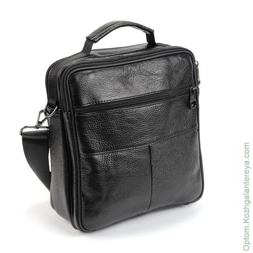 Мужская кожаная сумка 8101 Блек
