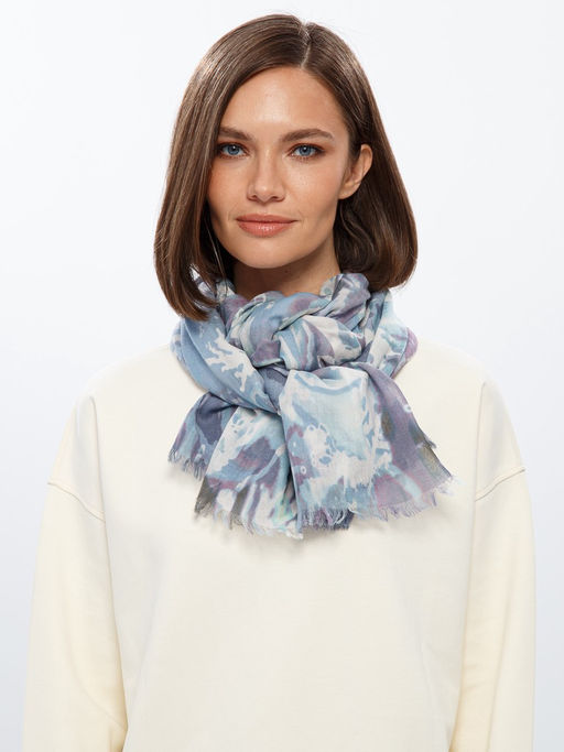 Палантин жен. шерсть+шелк 70х180 S43-8257-09 - Eleganzza фото 8