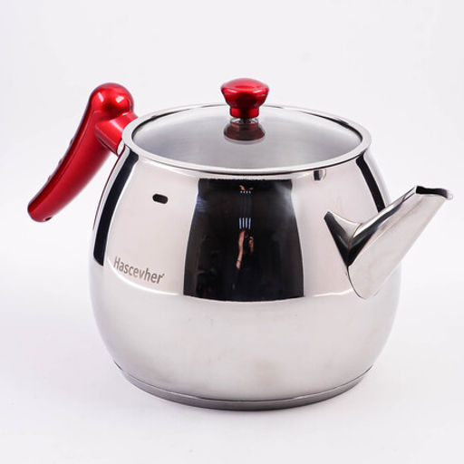 800-301 Чайник металлический 2л Hascevher Buse нерж/ст/пласт/стекло (х6) - Mayer&boch фото 4