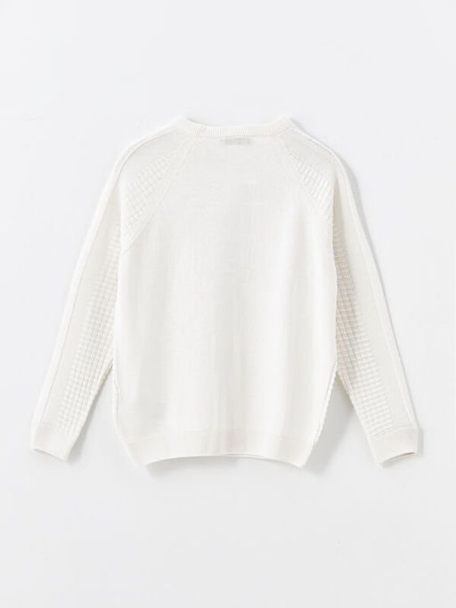 Bisiklet Yaka Uzun Kollu Erkek ?ocuk Kazak