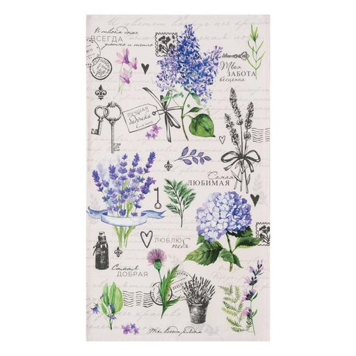 Полотенце Этель Любимая бабушка 40х73 см, 100% хлопок, саржа 190 г/м2  фото 2