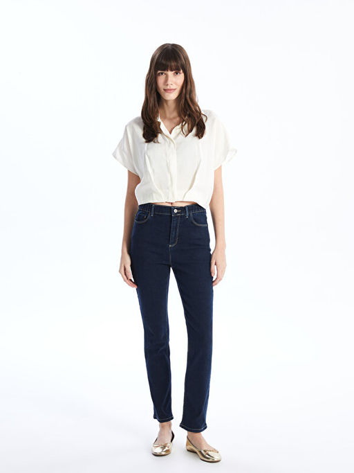 Slim Fit Kad?n Jean Pantolon