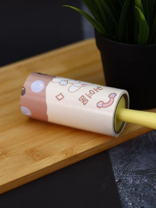 Ролик для чистки одежды "Yellow volumetric bear", 10 см*60 листов