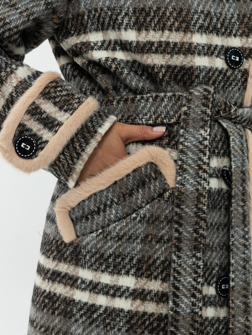 Ажур утепленное пальто - Dyuto фото 10