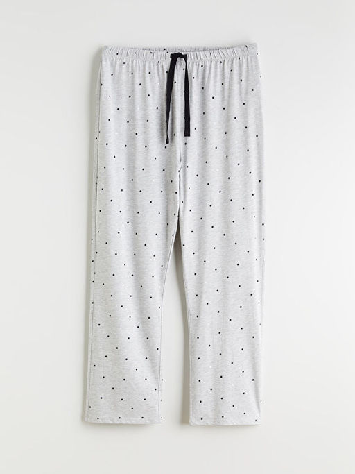 Beli Lastikli Puantiyeli Kad?n Pijama Alt?