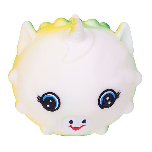 Цена за 2 шт. Мялка «Единорог» с пастой, цвета МИКС