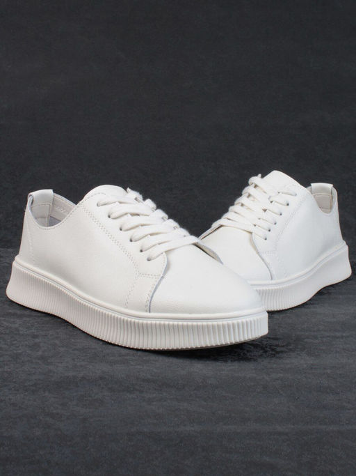 05-PDXL33-4 BEIGE Кроссовки женские (натуральная кожа) - Фабричный китай фото 13